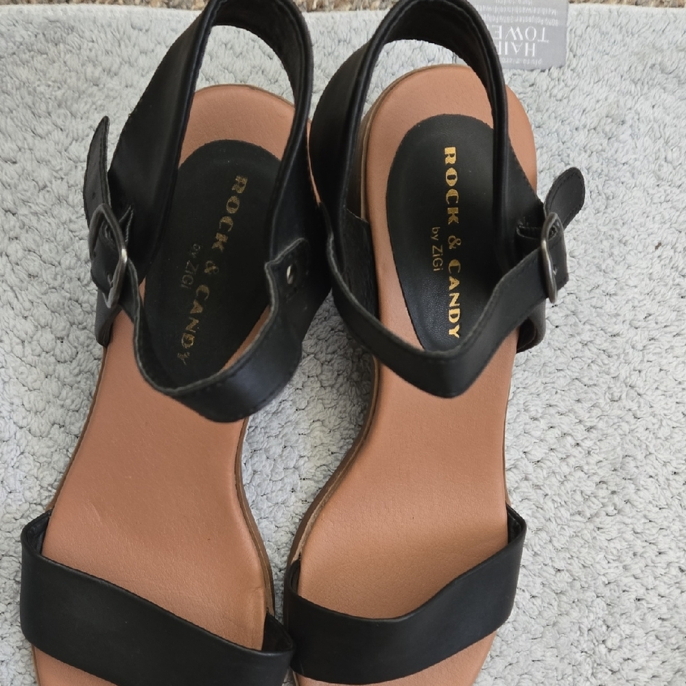 Rock & Candy Women's Black Sandals